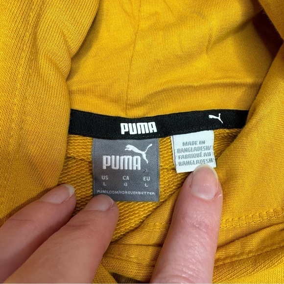 Puma Crop Sleeveless Hoodie size Large - Picture 3 of 8